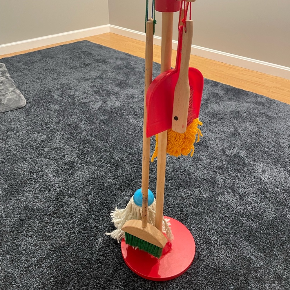 Melissa and Doug Let’s Play House Broom and Mop Set.